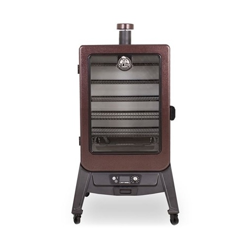 Pit Boss 77550 5 Series Wood Pellet Vertical Smoker, 1657 sq-in Total Cooking, 20,700 Btu BTU Copper Porcelain-Coated