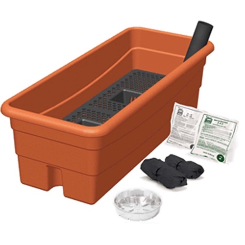 EarthBOX 80655 Garden Kit Junior 7.25" H X 9.5" W X 23" L Terracotta