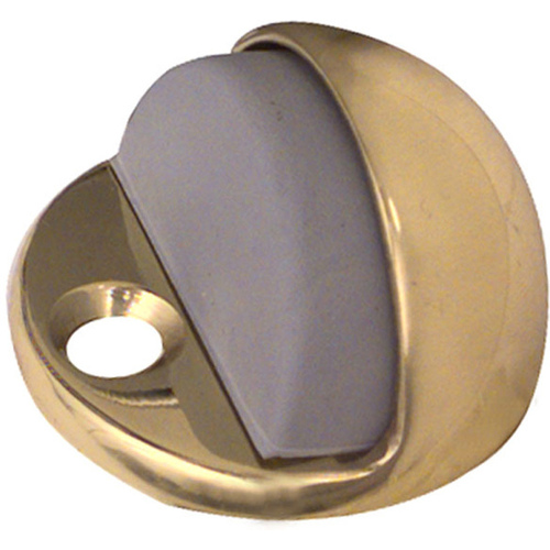 V1936 Floor Door Stop Solid Brass Finish