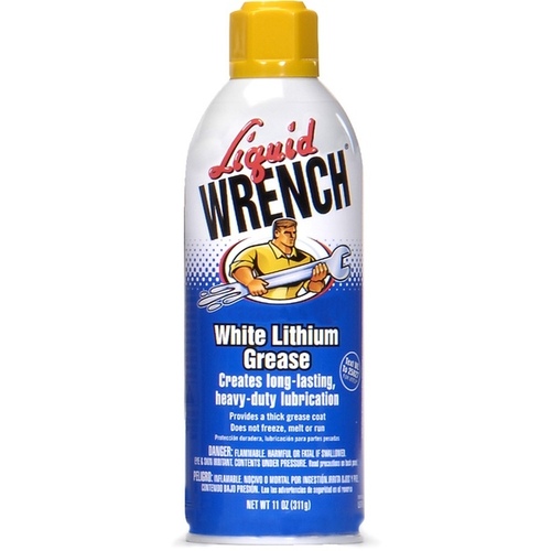 Liquid Wrench L616 Liquid Wrench White Lithium Grease Spray 10 oz. Off-White