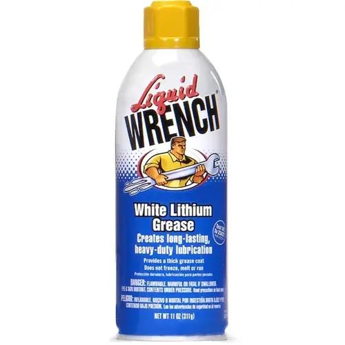 Liquid Wrench White Lithium Grease Spray 10 oz. Off-White