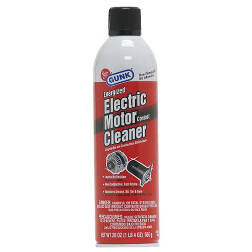 Gunk NM1 Gunk Energized Electric Motor Contact Cleaner - 20 oz. Colorless