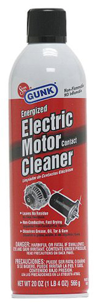 Gunk NM1 Gunk Energized Electric Motor Contact Cleaner - 20 oz. Colorless