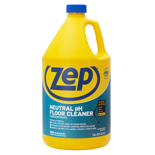 Floor Cleaner, 1 gal Bottle, Liquid, Pleasant, Green