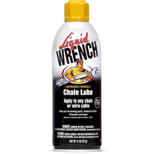 Chain and Cable Lubricant, 11 oz Aerosol Can, Liquid Green