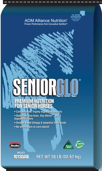 GLO 10130AB SeniorGlo Horse Feed, 50-Lbs.