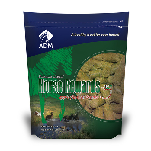 ADM ANIMAL NUTRITION 80876AAAB2 FORAGE FIRST HORSE REWARD TREATS 3-LB BAG