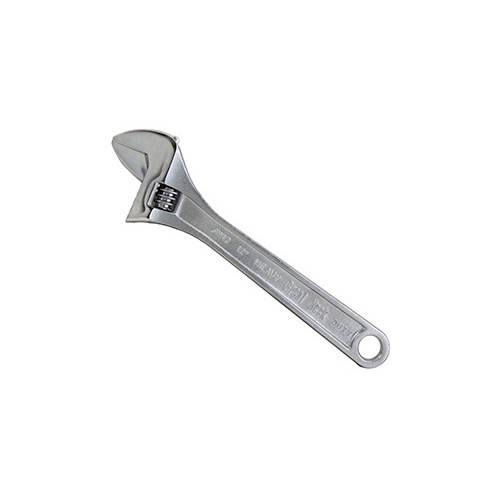 12 Inch Adjustable Wrench Clam Shell Gray