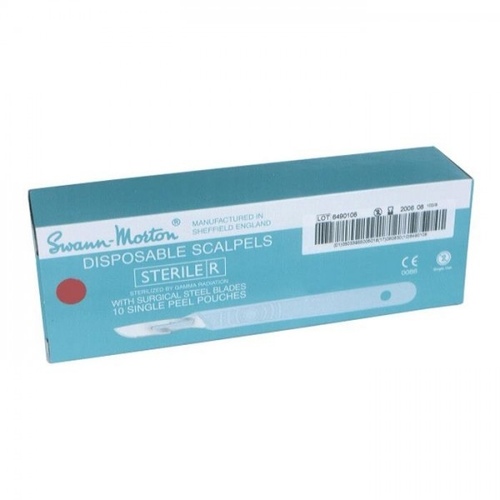 Swann-Morton Stainless Steel Disposable Scalpel #10