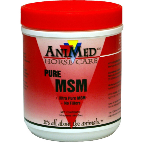 MSM Pure Powder Dietary Supplement for Horses 16-oz