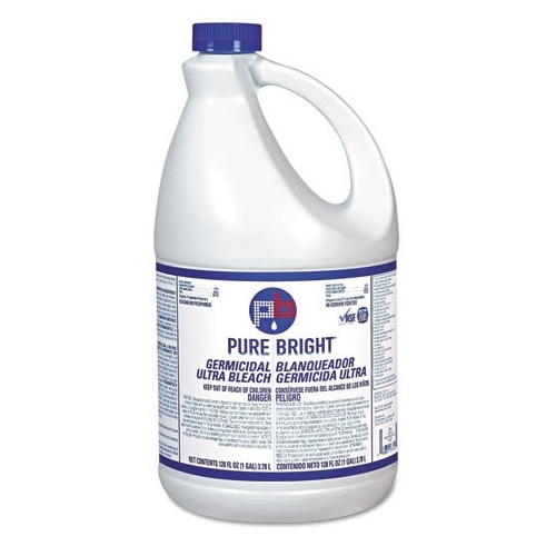 BOARDWALK BWK3406 Ultra Germicidal Bleach, 1 Gallon Bottle Light Yellow