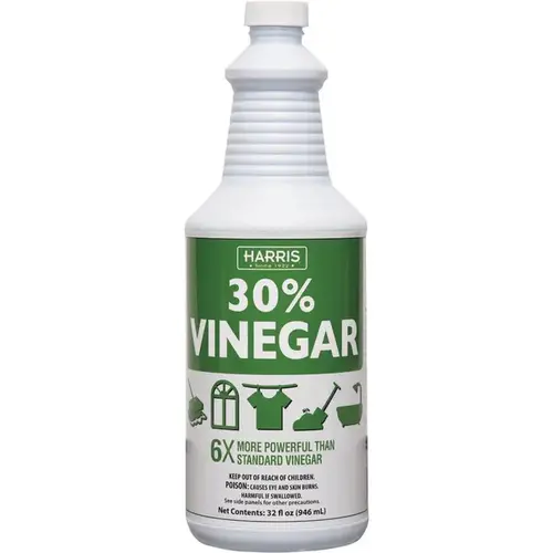 Harris VINE30-32-XCP12 Cleaning Vinegar, 32 oz, Liquid, Vinegar/Pungent, Clear - pack of 12