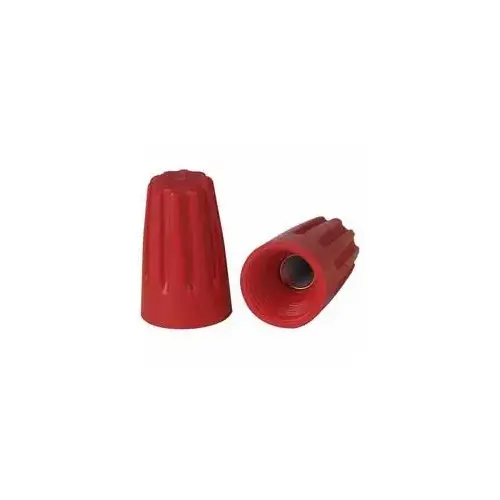 WireGard -6 Wire Connector, 18 to 10 AWG Wire, Steel Contact, Polypropylene Housing Material, Red - pack of 100