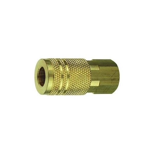 Coupler, 1/4 in, FNPT, Brass