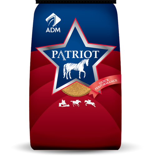 ADM ANIMAL NUTRITION 81513AAAM4 ADM Patriot Performance 12-10 Horse Feed - 50 lbs.