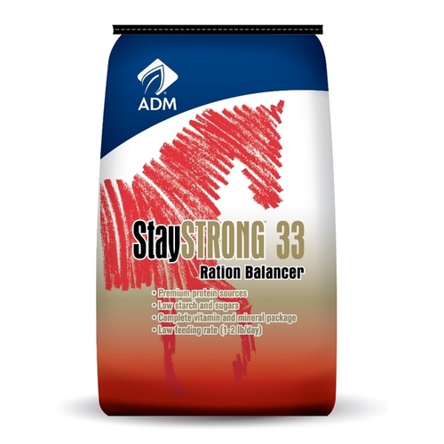 ADM ANIMAL NUTRITION 594AAA24 StaySTRONG 33 Pellets 50-LB