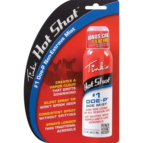 TINKS W5312 Tink's Hot Shot #1 Doe-P Non-Estrous - 3 Oz Peggable