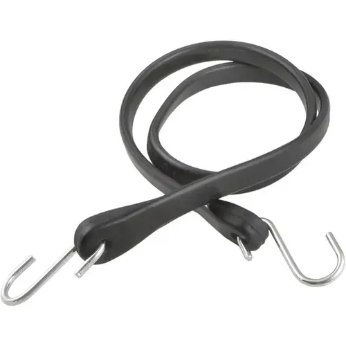 Rubber Strap 15" x 1/2" with S-Hooks