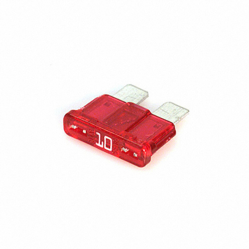 Automotive Fuse, Blade Fuse, 32 VDC, 10 A, 1 kA Interrupt Red - pack of 5