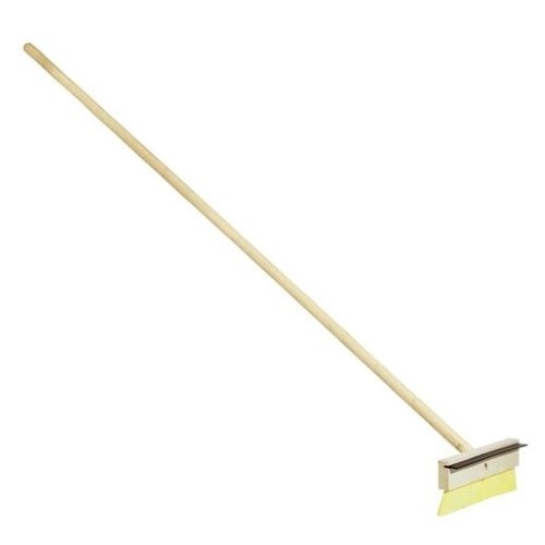 Coater Brush, Hardwood Head, 12 in Brush, Polypropylene Bristle