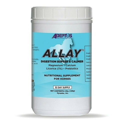 Adeptus Nutrition 20108 Allay Antacid Horse Supplements 4-lbs