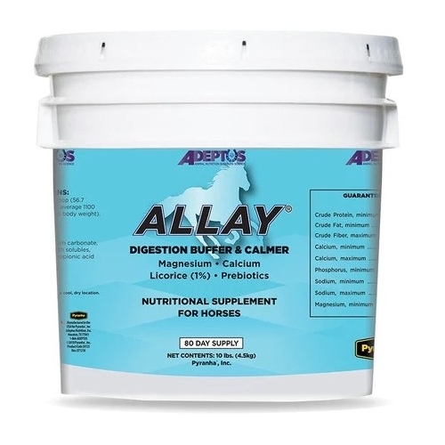 Adeptus Nutrition 20125 Allay Antacid Horse Supplements 10-lbs