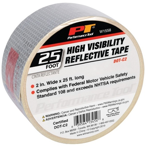 Performance Tool W1558 Wilmar DOT Reflective Tape - 2" x 25'