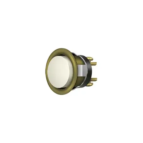 Replacement Bell Button Mechanism in Antique Brass