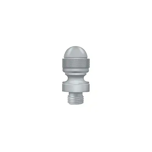 1/2" Diameter Acorn Tip Hinge Finials Brushed Chrome - pack of 10