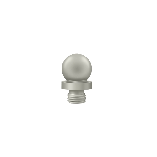 Deltana DSBT15 1/2" Diameter Decorative Ball Tip Finial For Deltana Hinge Satin Nickel