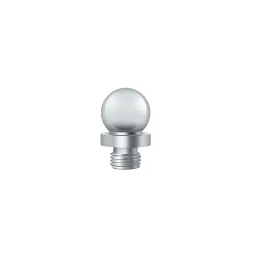 1/2" Diameter Decorative Ball Tip Finial For Deltana Hinge Polished Chrome