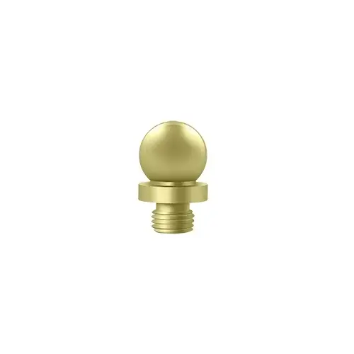 Deltana DSBT3 1/2" Diameter Decorative Ball Tip Finial For Deltana Hinge Polished Brass