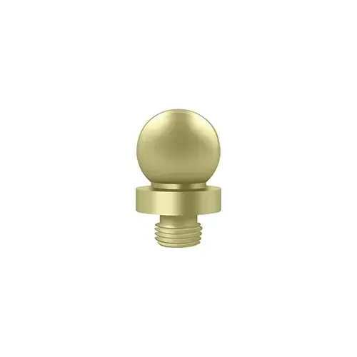 5/8" Diameter Decorative Ball Tip Finial For Deltana Hinge Unlaquered