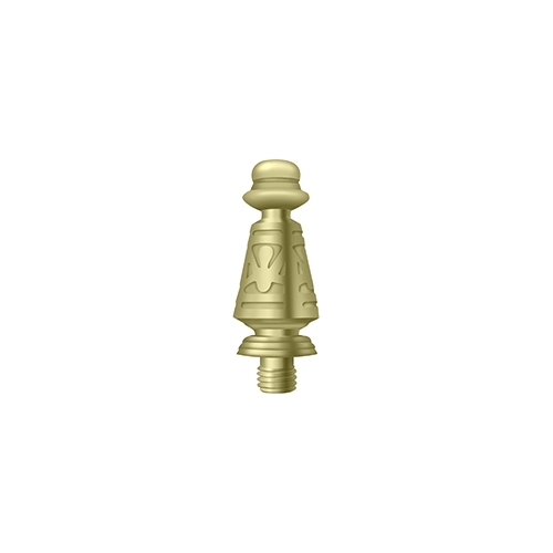 1-7/16" Height Decorative Ornate Finials For Hinge Unlacquered Brass