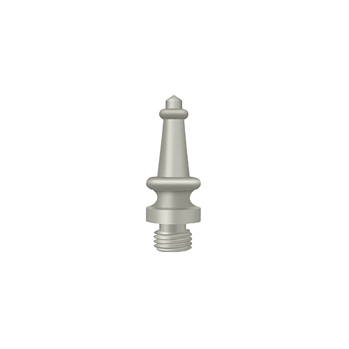 1-3/16" Height Steeple Tip Decorative Door Hinge Finials Satin Nickel - pack of 10