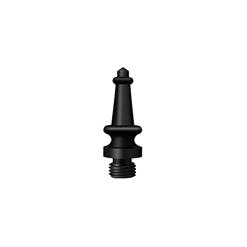 1-3/16" Height Steeple Tip Decorative Door Hinge Finials Black - pack of 10