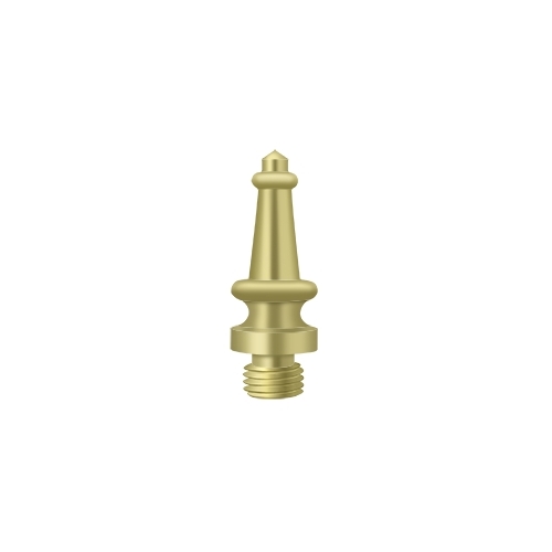 1-3/16" Height Steeple Tip Decorative Door Hinge Finials Polished Brass - pack of 10