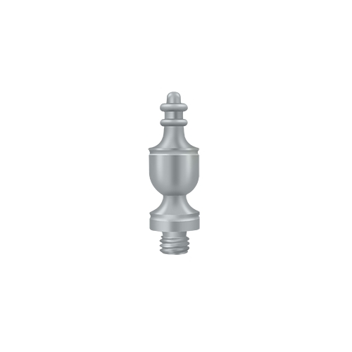 1-3/8" Height Urn Tip Decorative Finials For Hinges Satin Chrome