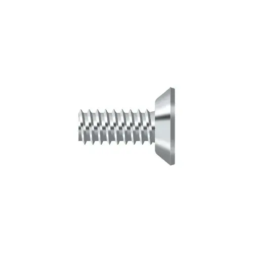 #12, 1/2" Length Decorative Flat Head Phillips Machine Screw Chrome