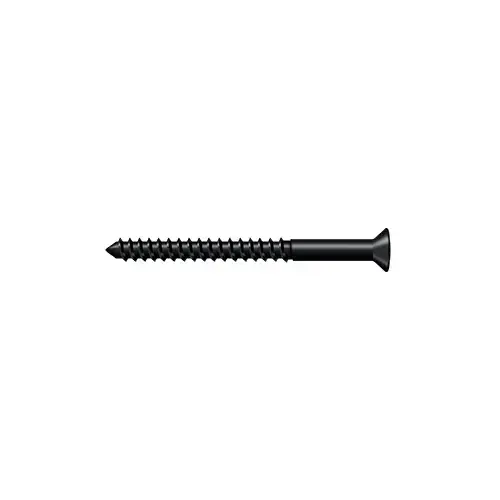 Wood Screw, SB, #10 x 2-1/2" in Paint Black