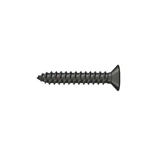 Deltana SCWB12125U10B #12, 1-1/4" Length Flat Head Phillips Drive Wood Screw Solid Brass Oil Rubbed Bronze