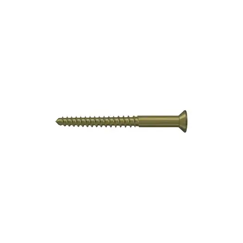 Wood Screw; SB; #12 x 2-1/2"; Antique Brass Finish