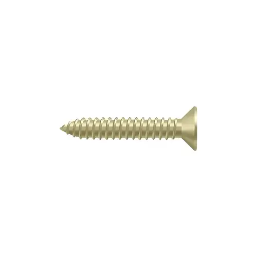 Wood Screw, SB, #14 x 1-1/4" in Unlacquered Brass