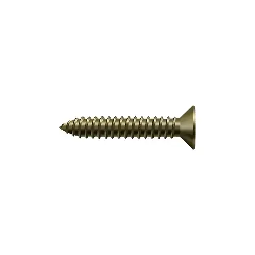 Wood Screw, SB, #14 x 1-1/4" in Antique Brass