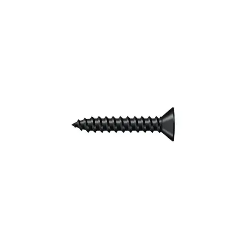 Wood Screw, SB, #7 x 3/4" in Paint Black