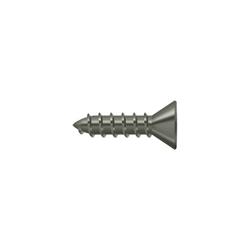 #10, 3/4" Length Flat Head Phillips Drive Wood Screw Steel Antique Nickel