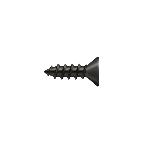 #12, 3/4" Length Flat Head Phillips Drive Wood Screw Steel Oil Rubbed Bronze