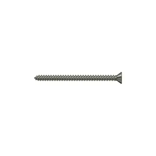 #9, 2-1/2" Length Flat Head Phillips Drive Wood Screw Steel Antique Nickel