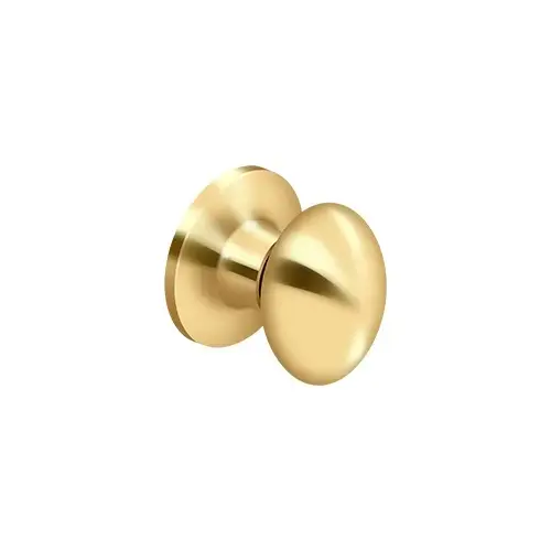 Egg Knob Dummy Polished Brass