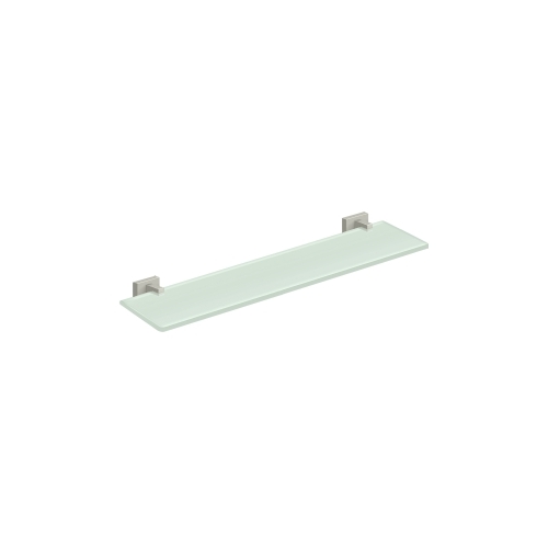 Deltana 55D2015-15 22" Width 55D Series Wall Mounted Glass Shelf Brushed Nickel